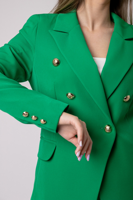 Compleu verde cu sacou si pantaloni [2]