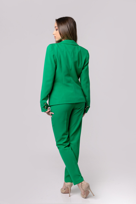Compleu verde cu sacou si pantaloni [4]