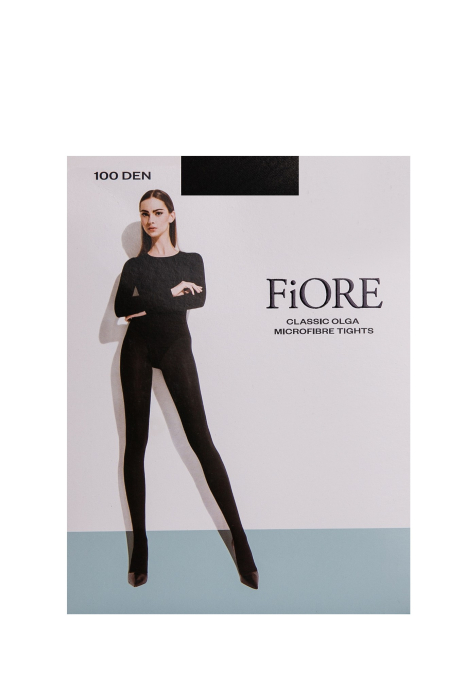 Dres dama Fiore Classic Olga Microfibre Black 100 DEN [4]