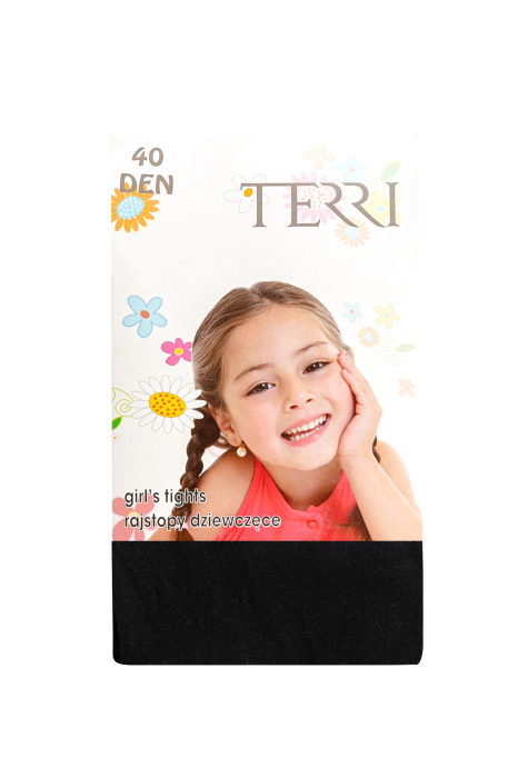 Dres fetite Terri Calenta Black 40 DEN [4]