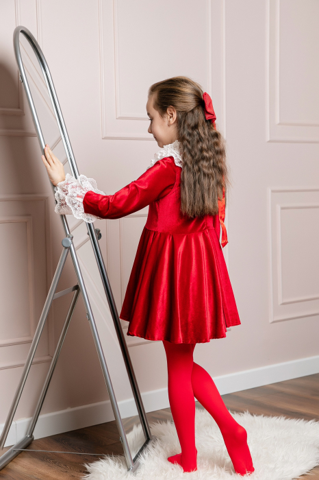 Dres fetite Terri Calenta Red 40 DEN [3]