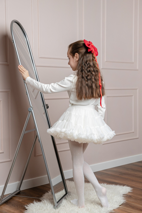 Dres fetite Terri Mimi White Dots 40 DEN [4]