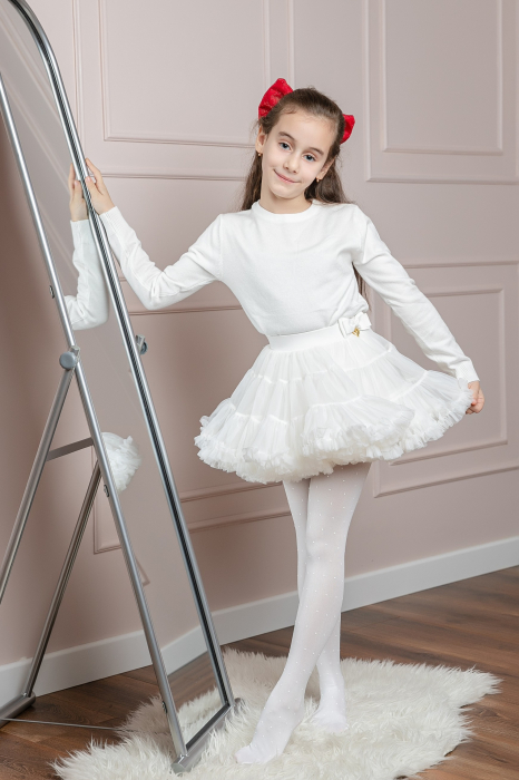 Dres fetite Terri Mimi White Dots 40 DEN [3]