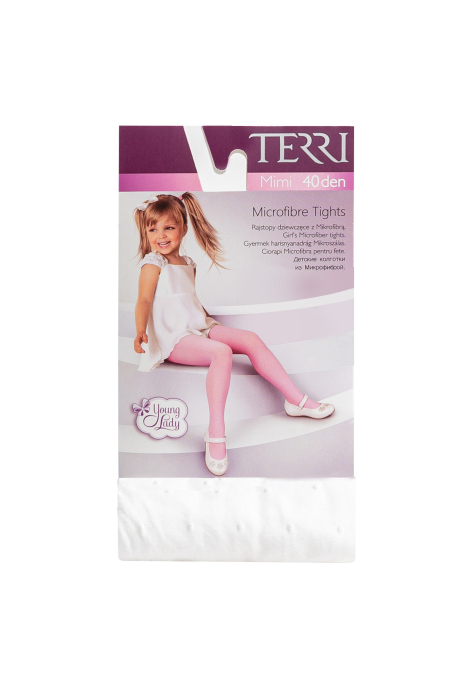 Dres fetite Terri Mimi White Dots 40 DEN [5]