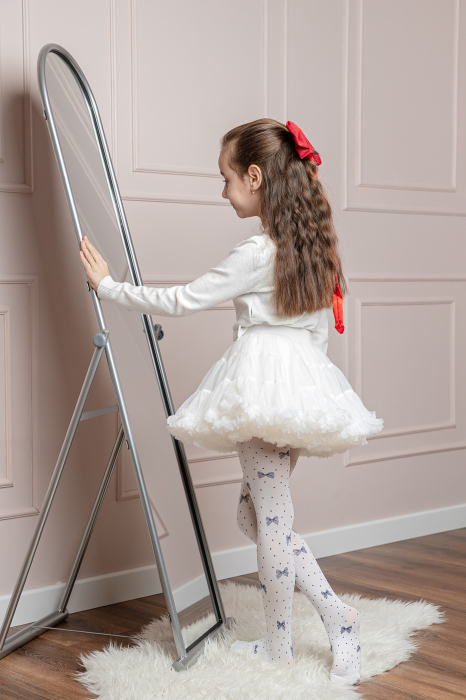 Dres fetite Terri Mimi White Fundite 40 DEN [3]