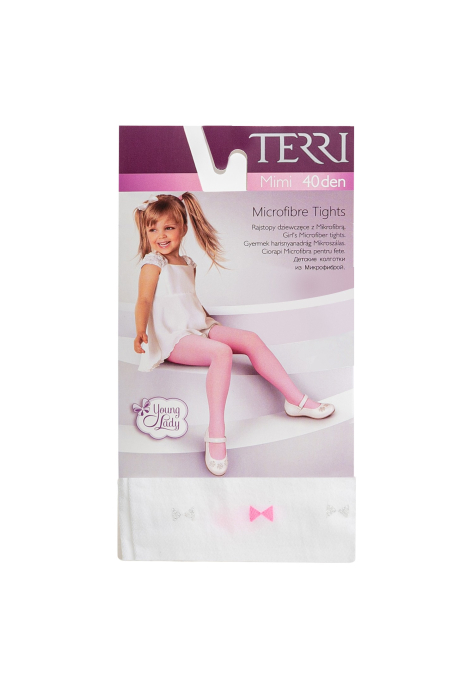 Dres fetite Terri Mimi White Triangle 40 DEN [4]