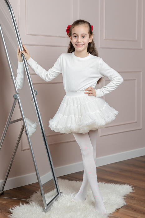 Dres fetite Terri Mimi White Triangle 40 DEN [2]