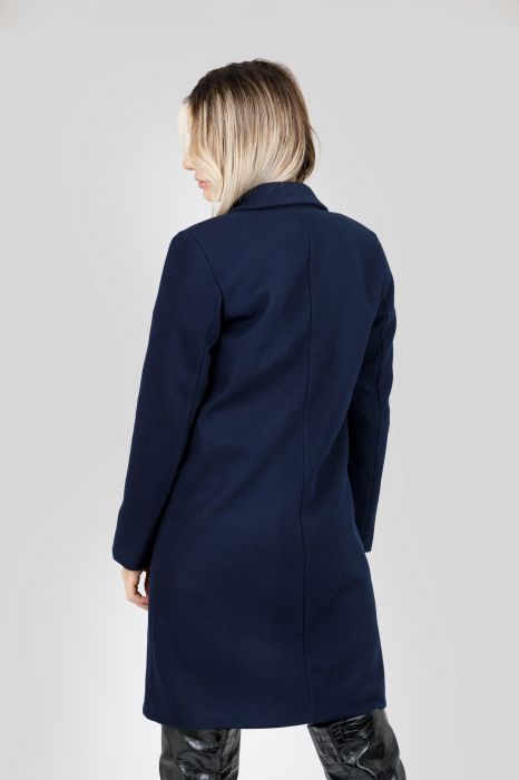 Palton elegant bleumarin cu un nasture [3]