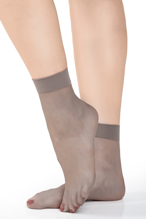 Set 2 perechi sosete scurte Fiore Maja Smoky 15 DEN [2]