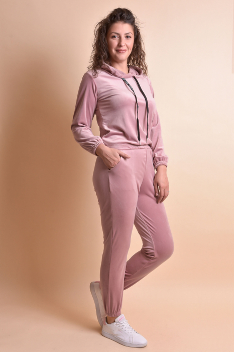 Trening roz pudrat din catifea [3]