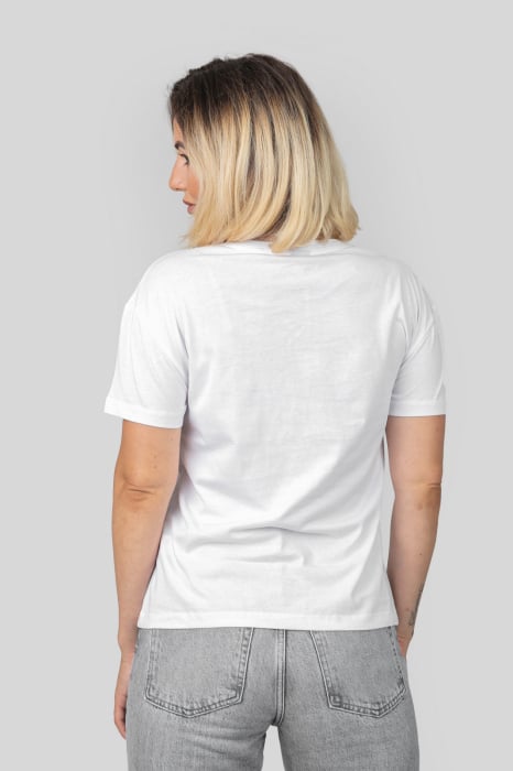 Tricou alb cu buburuza [3]