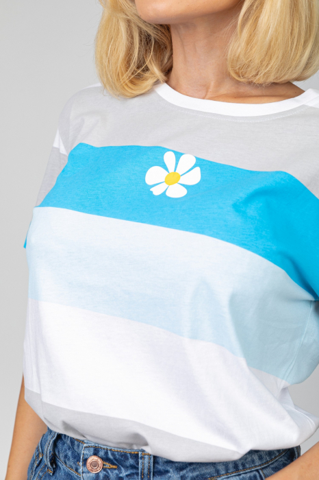 Tricou in dungi cu floare [2]
