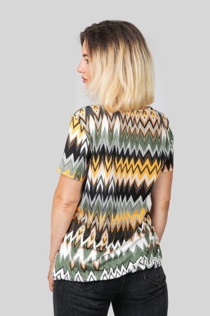 Bluza cu imprimeuri zig-zag [2]