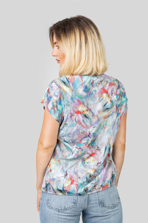 Bluza cu snur si imprimeu flamenco [2]