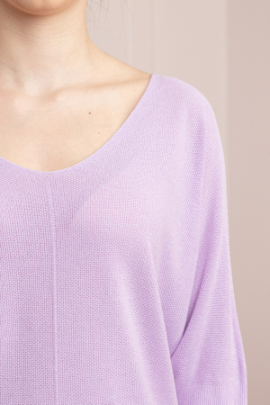 Bluza lila cu maneci liliac [1]