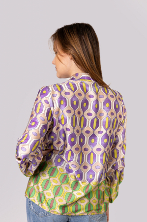 Bluza vaporoasa cu imprimeu mov [2]