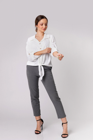 Camasa alba cu nod in talie [2]