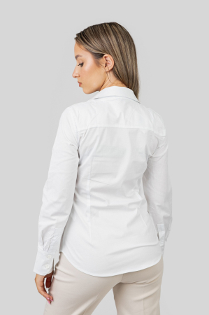 Camasa office alba cu nasturi [2]