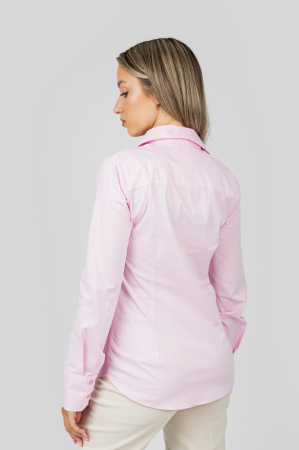 Camasa office roz cu nasturi [2]