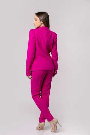 Compleu ciclam cu sacou si pantaloni [3]