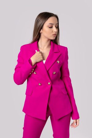 Compleu ciclam cu sacou si pantaloni [2]