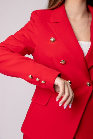 Compleu rosu cu sacou si pantaloni [1]