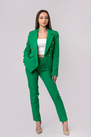 Compleuri - Compleu verde cu sacou si pantaloni