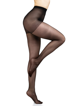 Ciorapi clasici - Dres dama Fiore Classic Lili Black 20 DEN