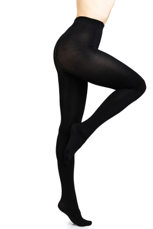 Ciorapi clasici - Dres dama Fiore Classic Olga Microfibre Black 100 DEN