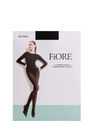 Dres dama Fiore Classic Paula Microfibre Black 40 DEN [3]