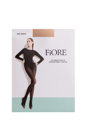 Dres dama Fiore Classic Paula Microfibre Poudre 40 DEN [3]