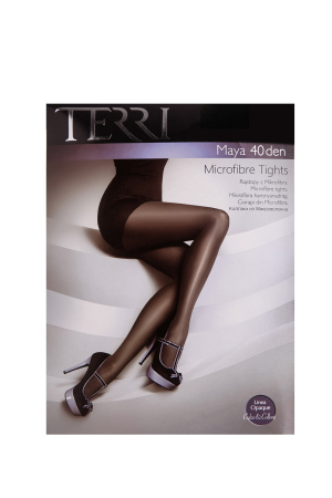 Dres dama Terri Maya Microfibre Black 40 DEN [3]