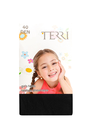 Dres fetite Terri Calenta Black 40 DEN [3]