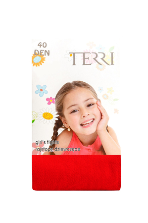 Dres fetite Terri Calenta Red 40 DEN [3]