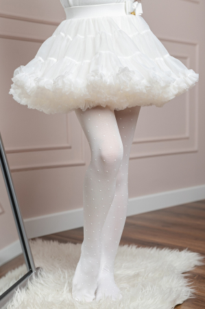 Dresuri fetite - Dres fetite Terri Mimi White Dots 40 DEN