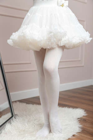 Dresuri fetite - Dres fetite Terri Mimi White Pisicute 40 DEN