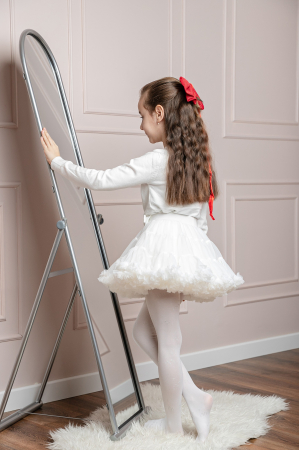 Dres fetite Terri Mimi White Pisicute 40 DEN [2]