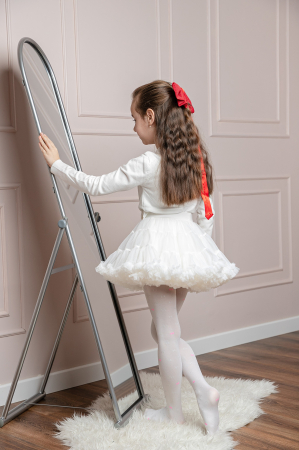 Dres fetite Terri Mimi White Triangle 40 DEN [2]