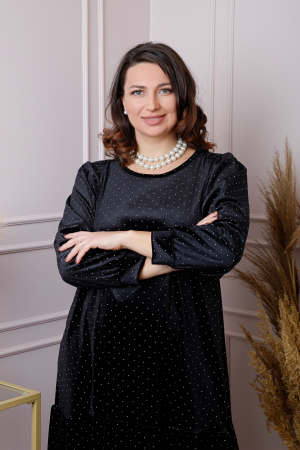 Rochie plus size din catifea neagra Alessia [2]