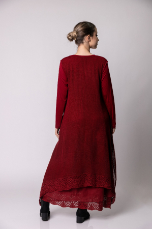 Rochie visinie boho chic cu baza asimetrica [3]