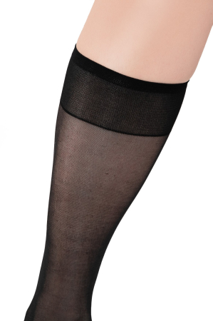 Set 2 perechi sosete lungi Fiore Pola Black 15 DEN [2]