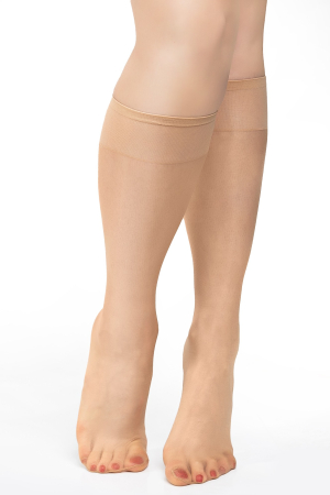 Set 2 perechi sosete lungi Fiore Pola Nude 15 DEN [1]