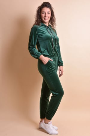 Trening verde smarald din catifea [2]