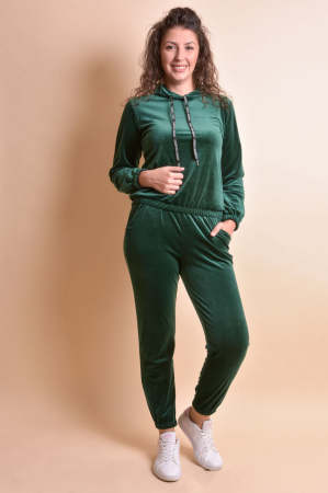 Trening verde smarald din catifea [0]