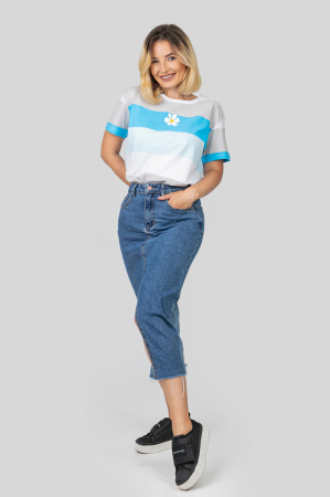 Tricou in dungi cu floare [3]