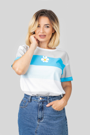Tricou in dungi cu floare [0]