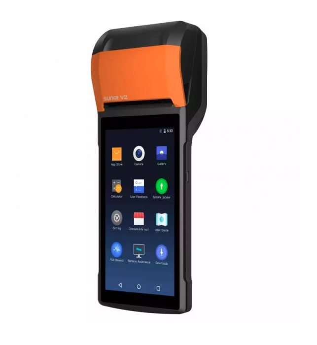 SUNMI V2s, GMS EDLA, 2D, 14 cm (5.5''), GPS, USB-C, BT, Wi-Fi, 4G, NFC, Android [2]