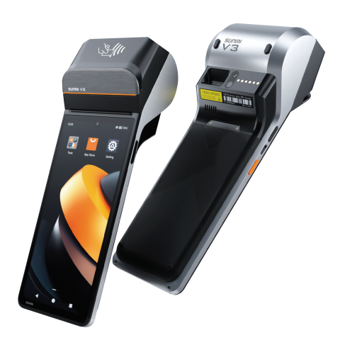 SUNMI V3 – Terminal Mobil 6.75″, 3/32GB, 4G, Imprimantă Termică [2]