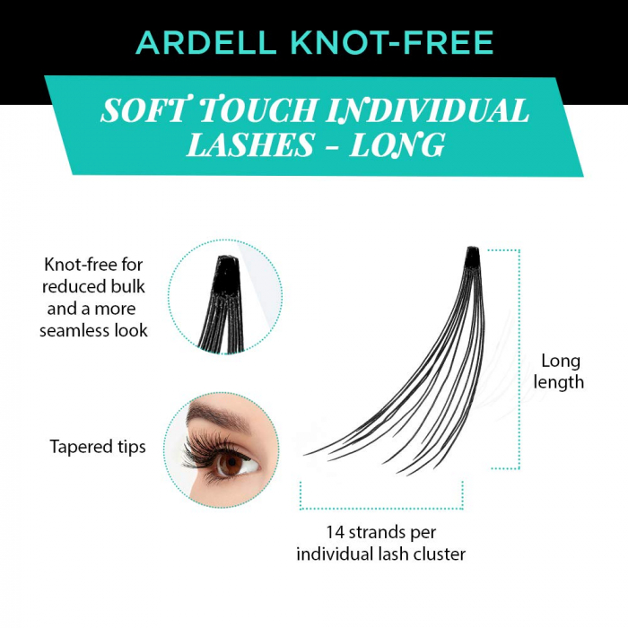 Kit Gene false individuale Ardell Soft Touch L fara nod [3]