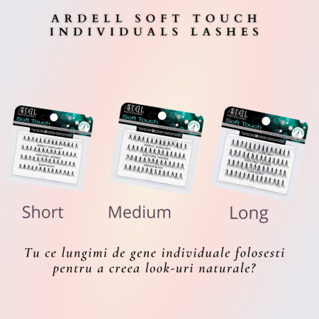 Kit Gene false individuale Ardell Soft Touch M fara nod [1]